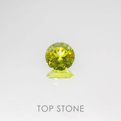 パロットクリソベリル インド産 ルース 0.44ct[20084677]4.9×4.9mm前後