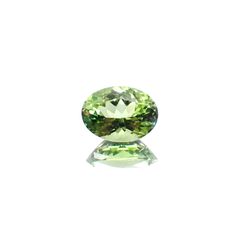 クロムトルマリン(宝石名クロム・トルマリン)タンザニア産 識別済 0.60ct / 6.3x4.6mm前後 [230823070]