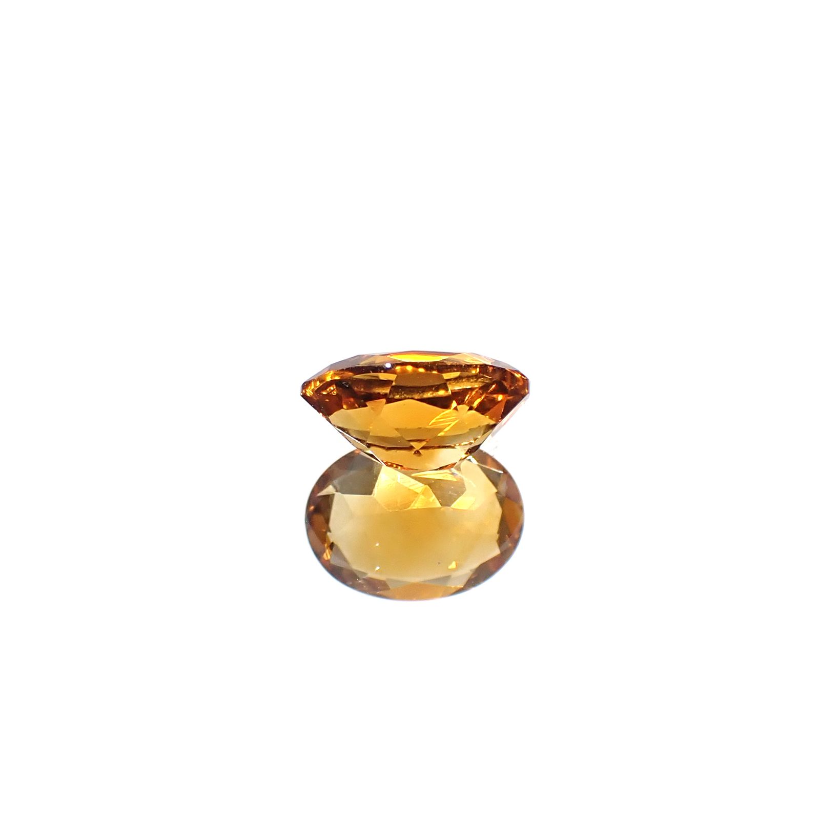 マデイラシトリン ブラジル・ミナスジェライス州産 0.93ct [250630590]7.7x5.8mm前後