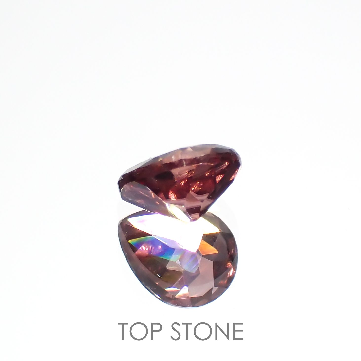 ピンクジルコン(宝石名ジルコン)スリランカ/カンボジア産 0.50ct 識別済[221018488]5x4mm前後