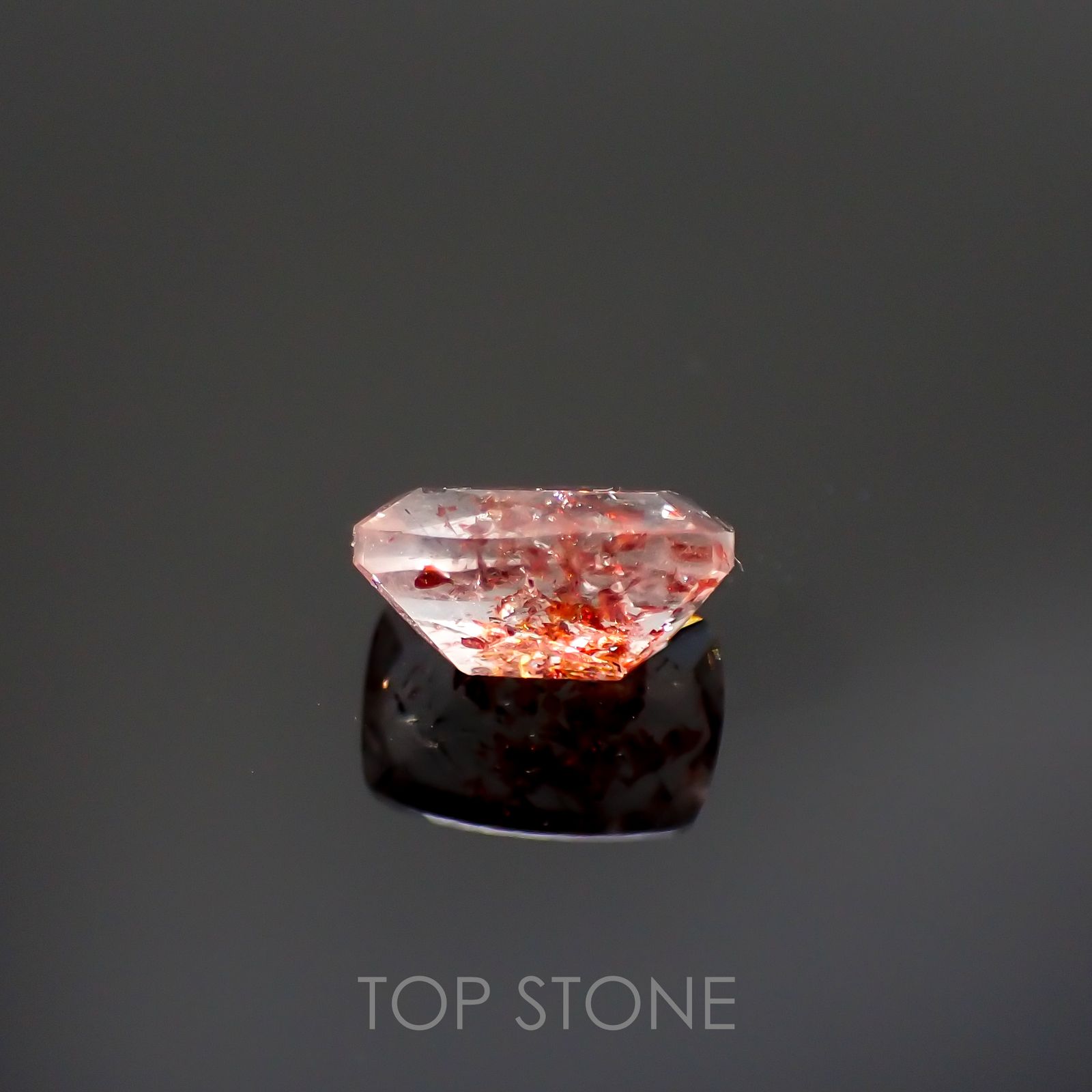 ファイヤークォーツ ナイジェリア産 1.01ct[220114767]7.3x5.1mm前後