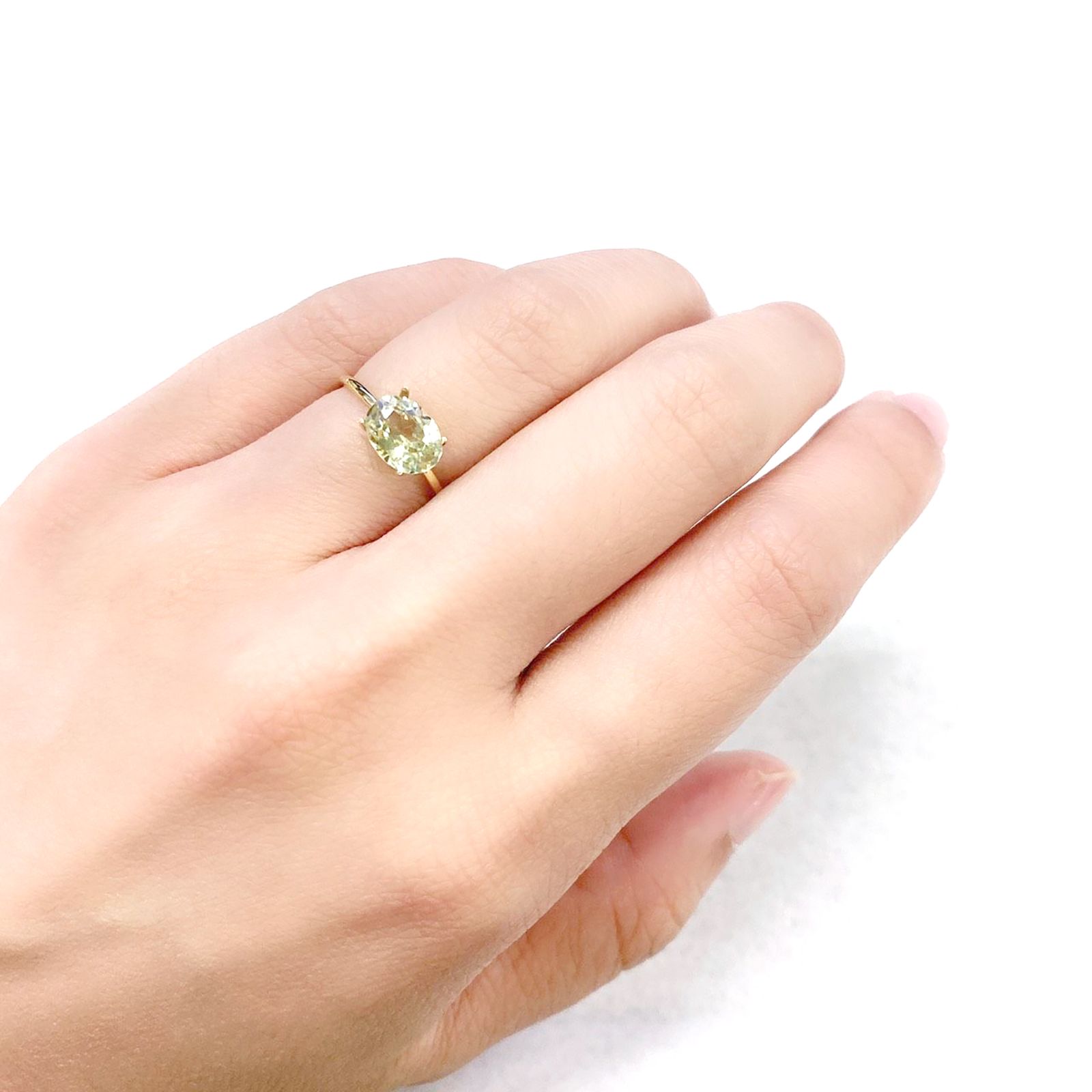 シリマナイト(宝石名シリマナイト) インド産 1.24ct 識別済[210810683]7.9×6mm前後
