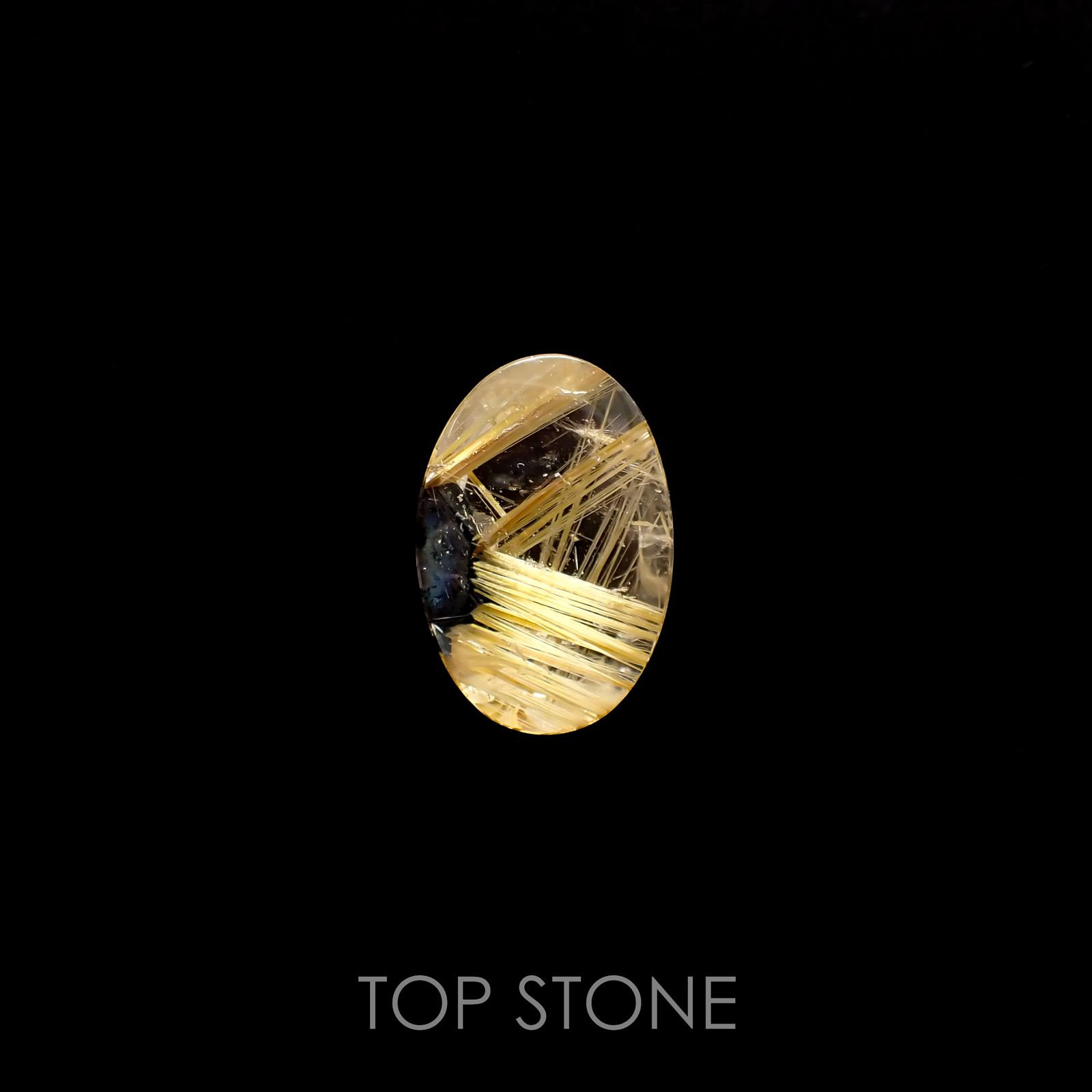 太陽ルチルクォーツ ブラジル産 13.89ct[220716730]20.6x13.9mm前後