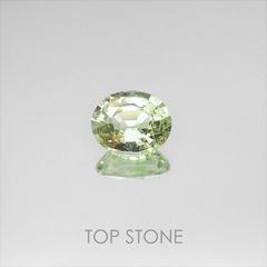 ミントガーネット(宝石名グリーン グロッシュラー・ガーネット)タンザニア・メレラニ鉱山産 1.49ct 識別済[220717129]7.7x6.4mm前後