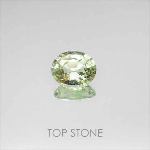 ミントガーネット(宝石名グリーン グロッシュラー・ガーネット)タンザニア・メレラニ鉱山産 1.49ct 識別済[220717129]7.7x6.4mm前後
