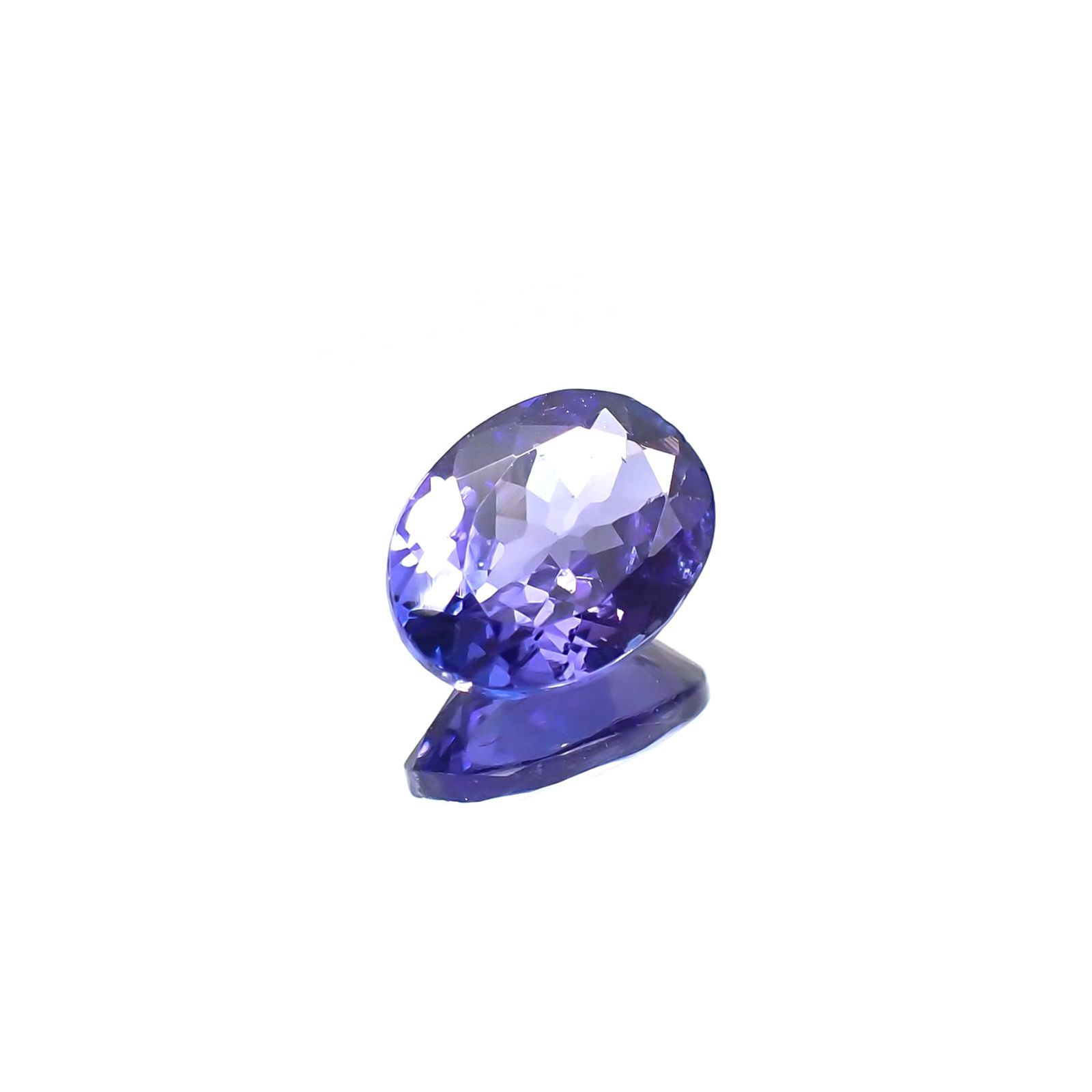 タンザナイト(宝石名タンザナイト) タンザニア産 1.37ct 識別済[210711841]8.1×6mm前後