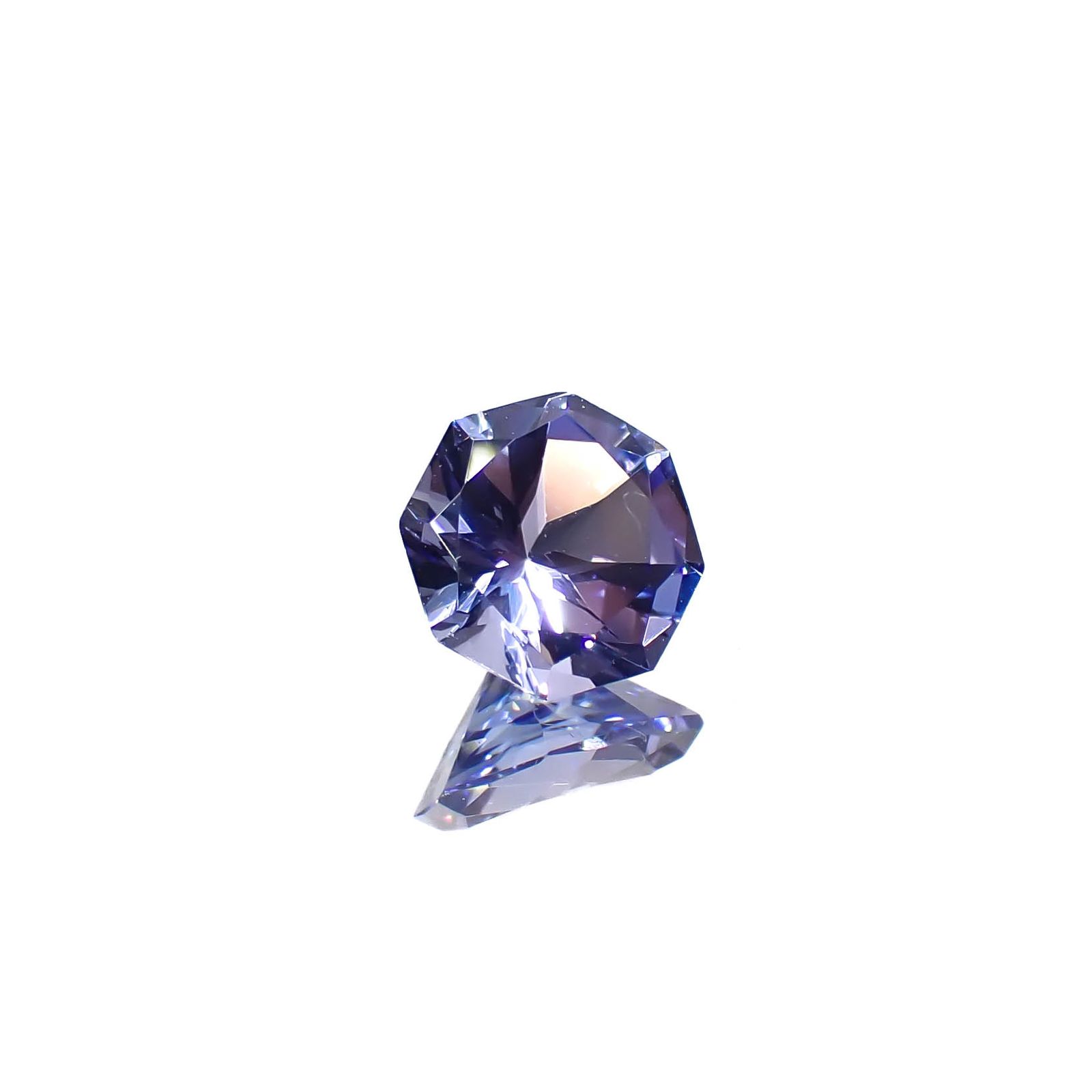 ◇オクタゴンカット◇タンザナイト(宝石名タンザナイト)タンザニア産 0.52ct 識別済[240628130]5x5mm前後