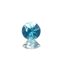 ブルージルコン カンボジア産 0.61ct[230220509]4.8x4.8mm前後