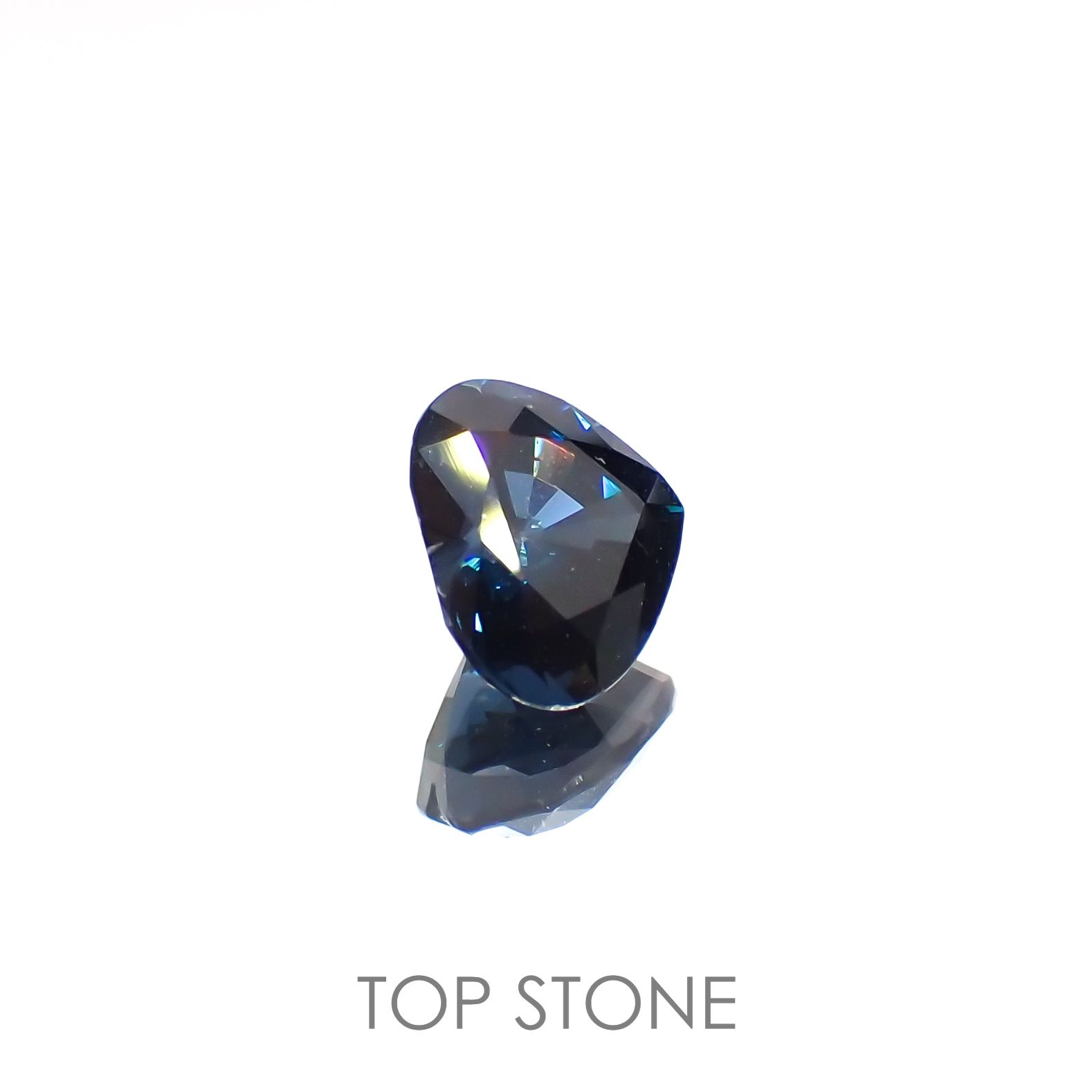 ブルースピネル(宝石名ブルー・スピネル)スリランカ産 1.336ct ソ付(日独)[220616592]6.3x7.3mm前後