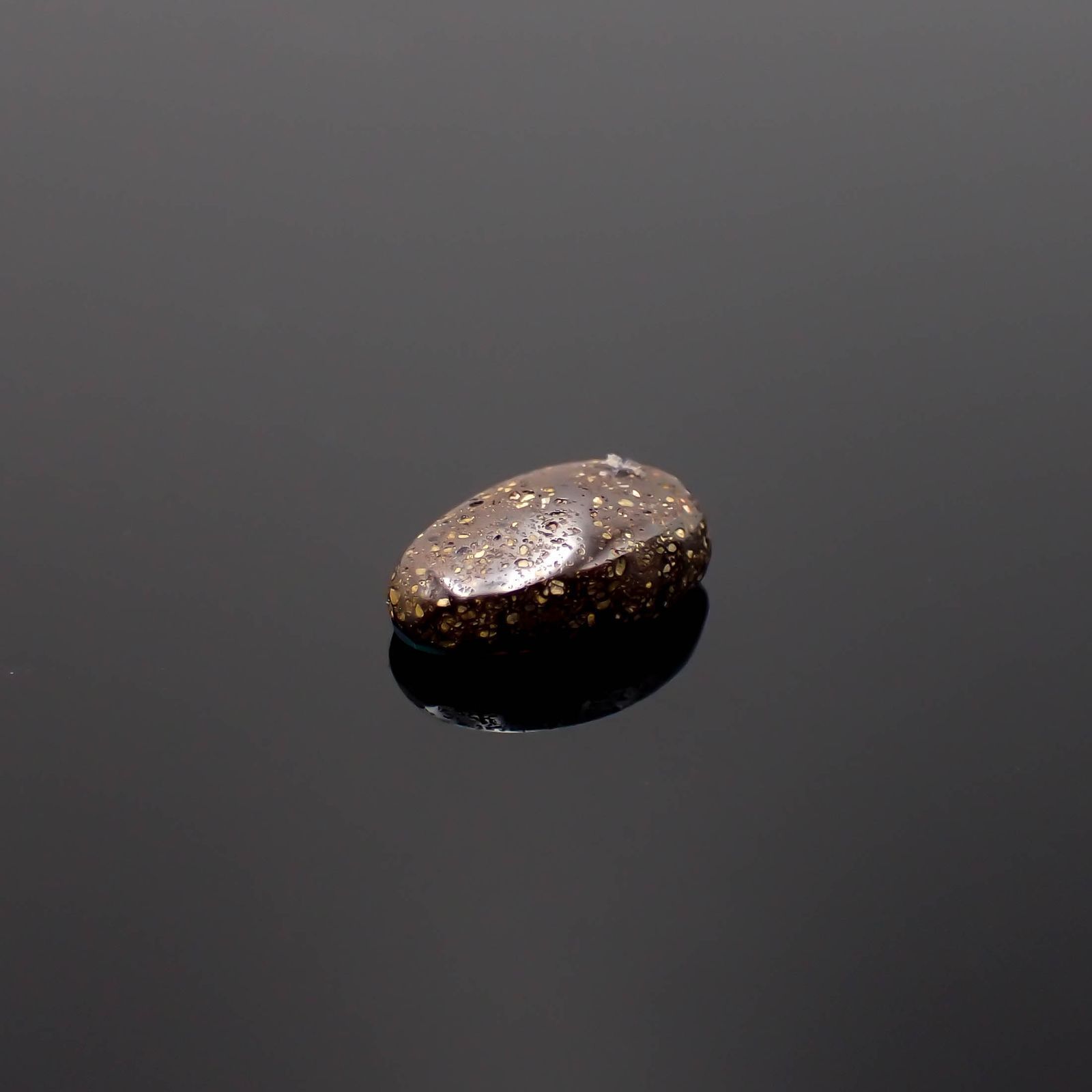 ボルダーオパール 原石磨き オーストラリア産 0.81ct[231225151]7.9x4.7mm前後