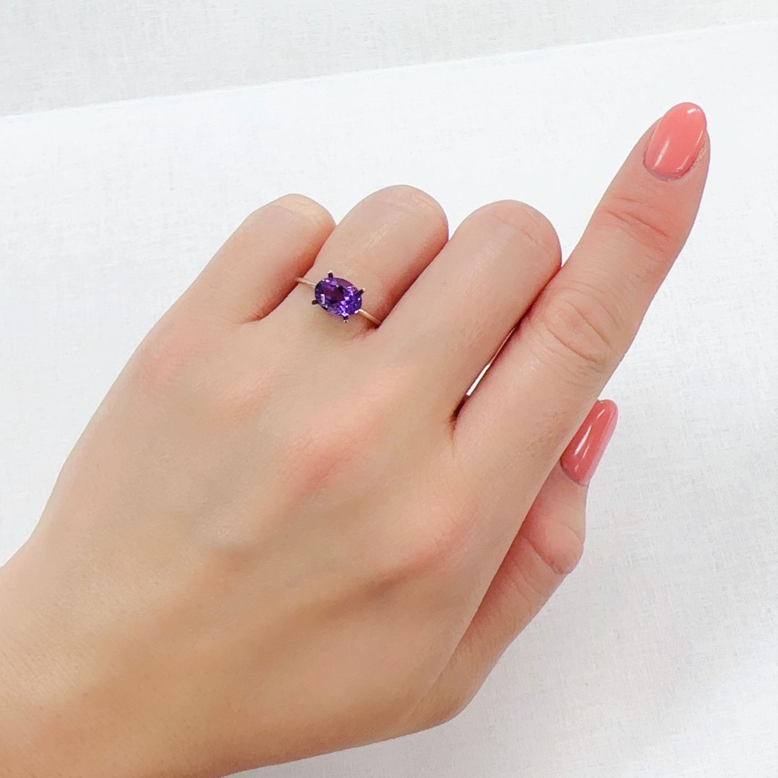 カラーシフトアメジスト ブラジル/ウルグアイ産 1.07ct[230220801]8x5.9mm前後