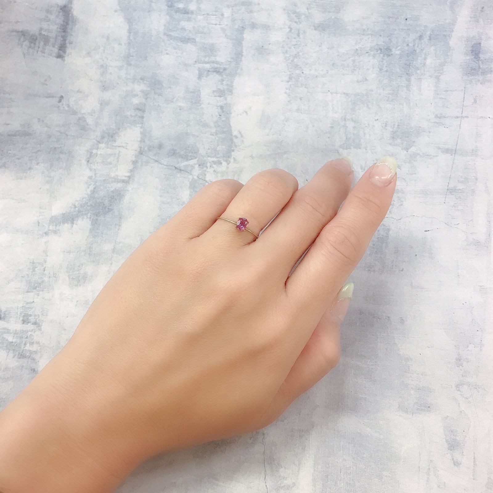 ピンクサファイア(宝石名サファイア)タンザニア・ウィンザー産 0.43ct 識別済[220817398]5x3.9mm前後
