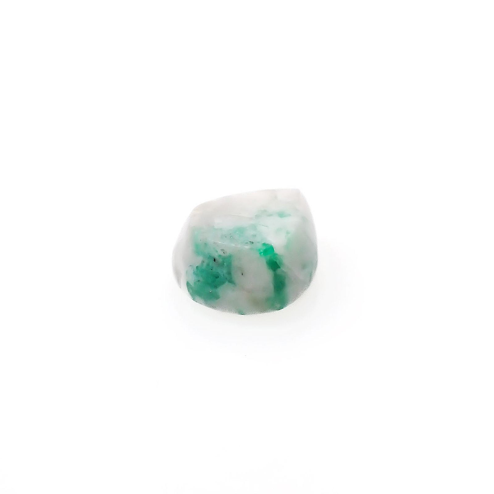 マトリックスエメラルド(エメラルドインクォーツ/フェルドスパー) ブラジル産 2.57ct[240326495]9.8x8mm前後