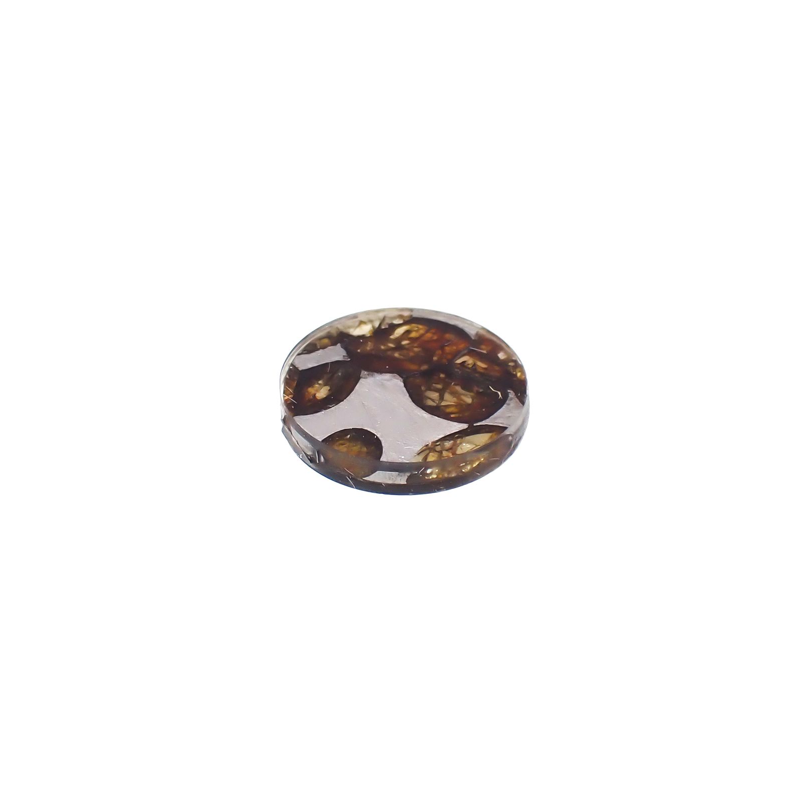 パラサイト隕石Sericho トリプレット 発見地:ケニア 3.53ct[240527647]12.1x12.1mm前後