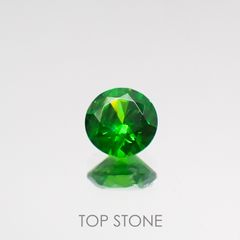デマントイドガーネット(宝石名デマントイド・ガーネット) ロシア産 0.203ct ソ付(彩珠)[210711587]3.4×3.5mm前後