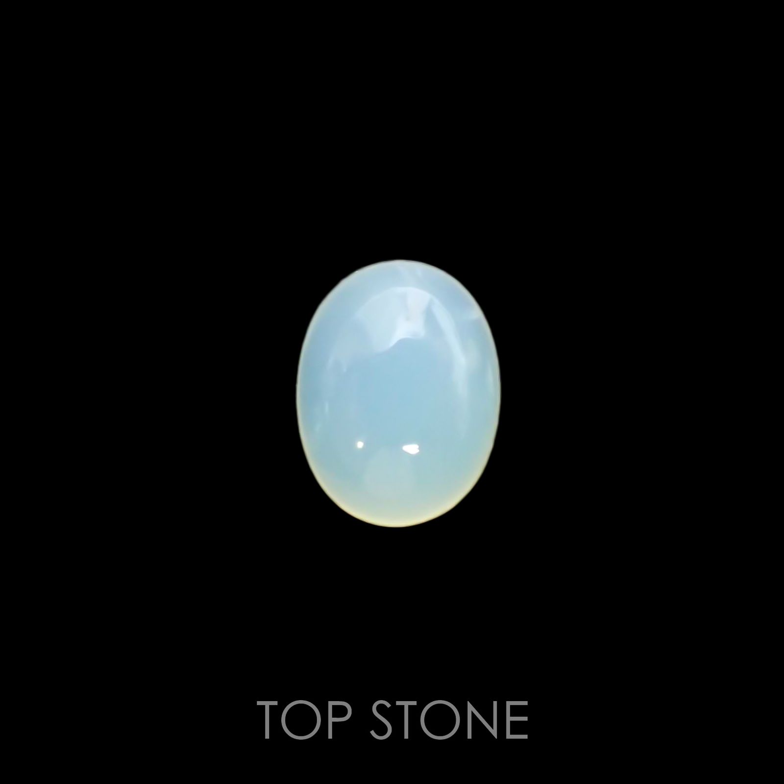 ブルーオパール(宝石名コモンオパール) ペルー産 1.27ct 識別済[20106194]8×6.3mm前後