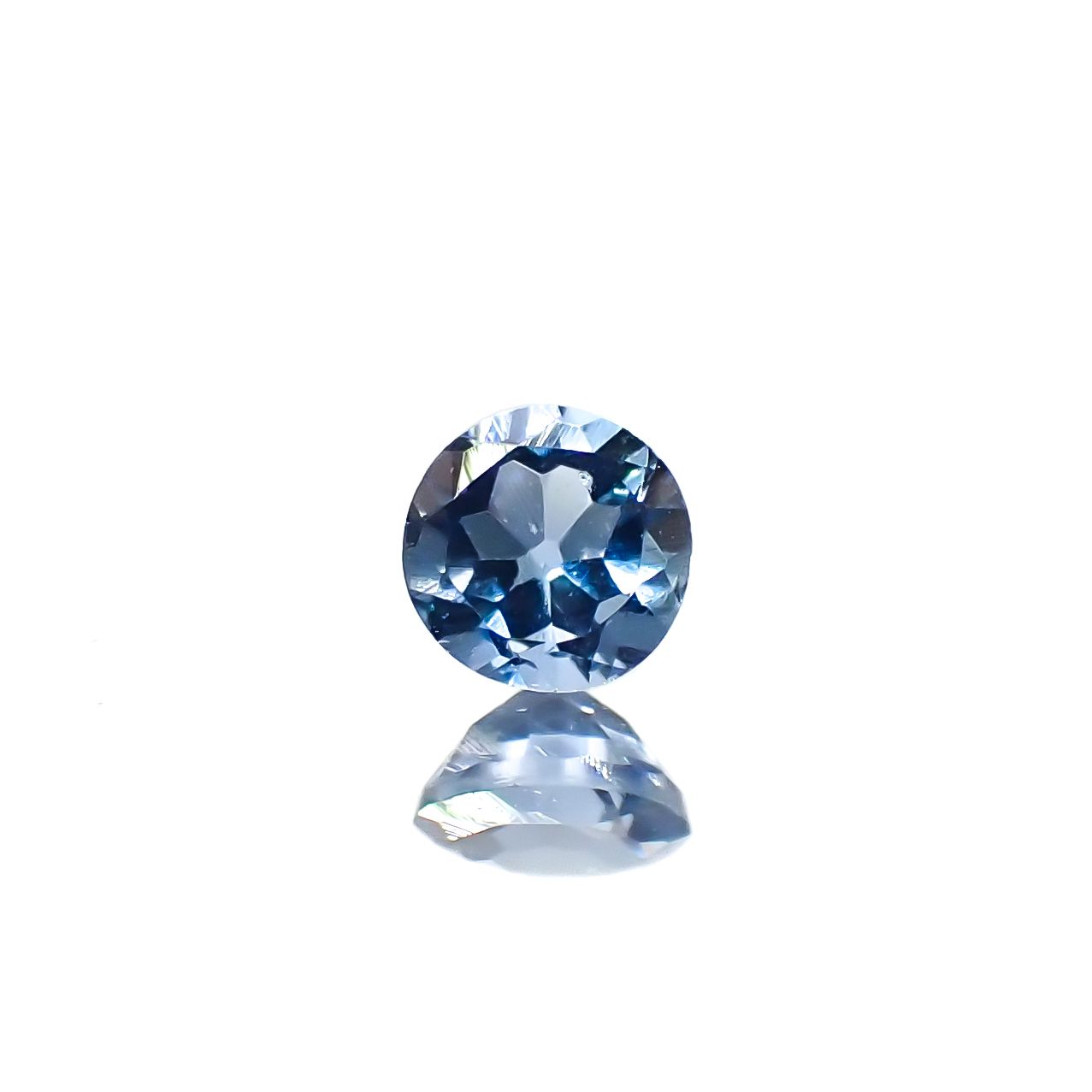 サンタマリアアクアマリン(宝石名アクアマリン)ブラジル産 0.15ct 識別済[240226020]3.3x3.3mm前後