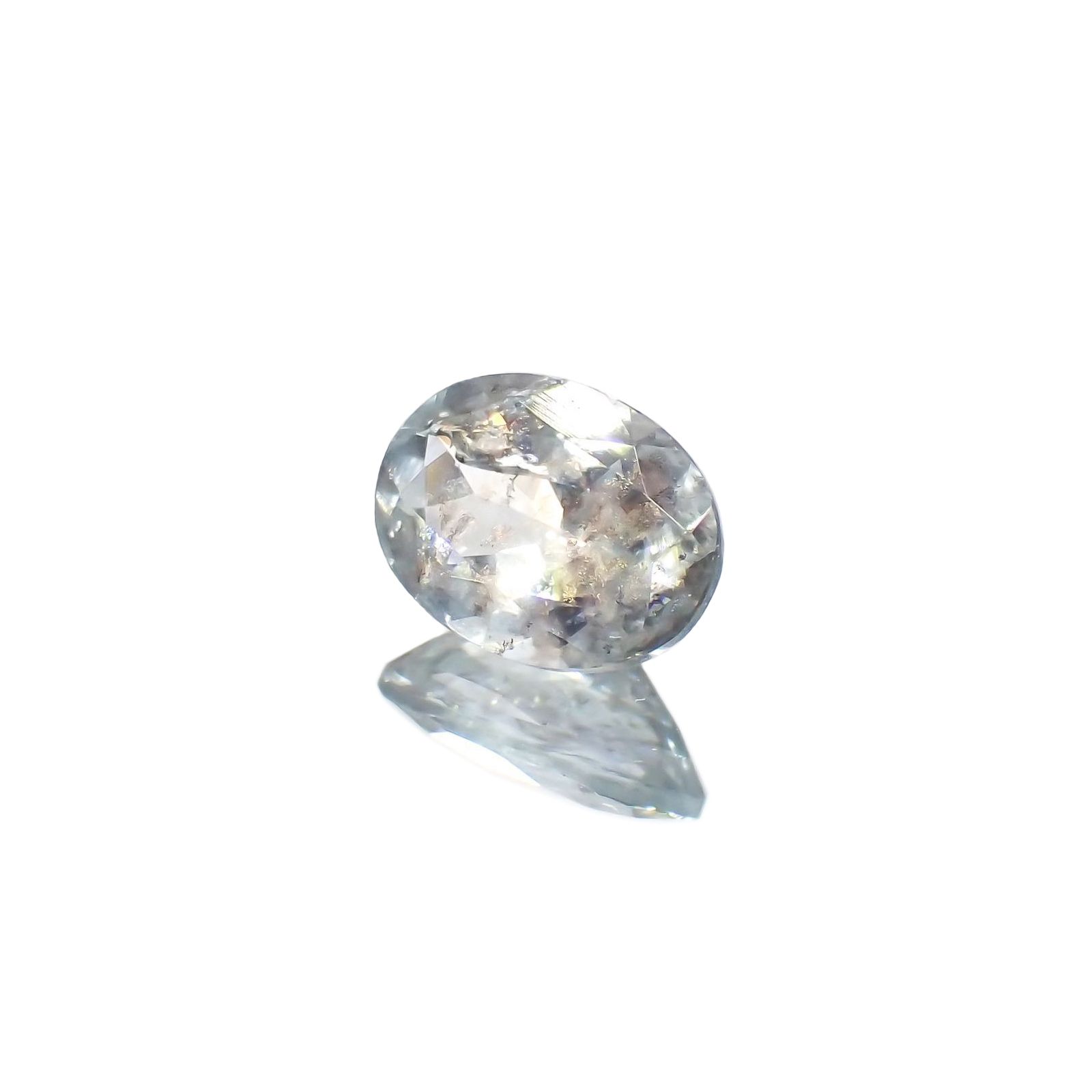 アベンチュリンアクアマリン ナイジェリア産 1.08ct [250114464]8.1x6mm前後
