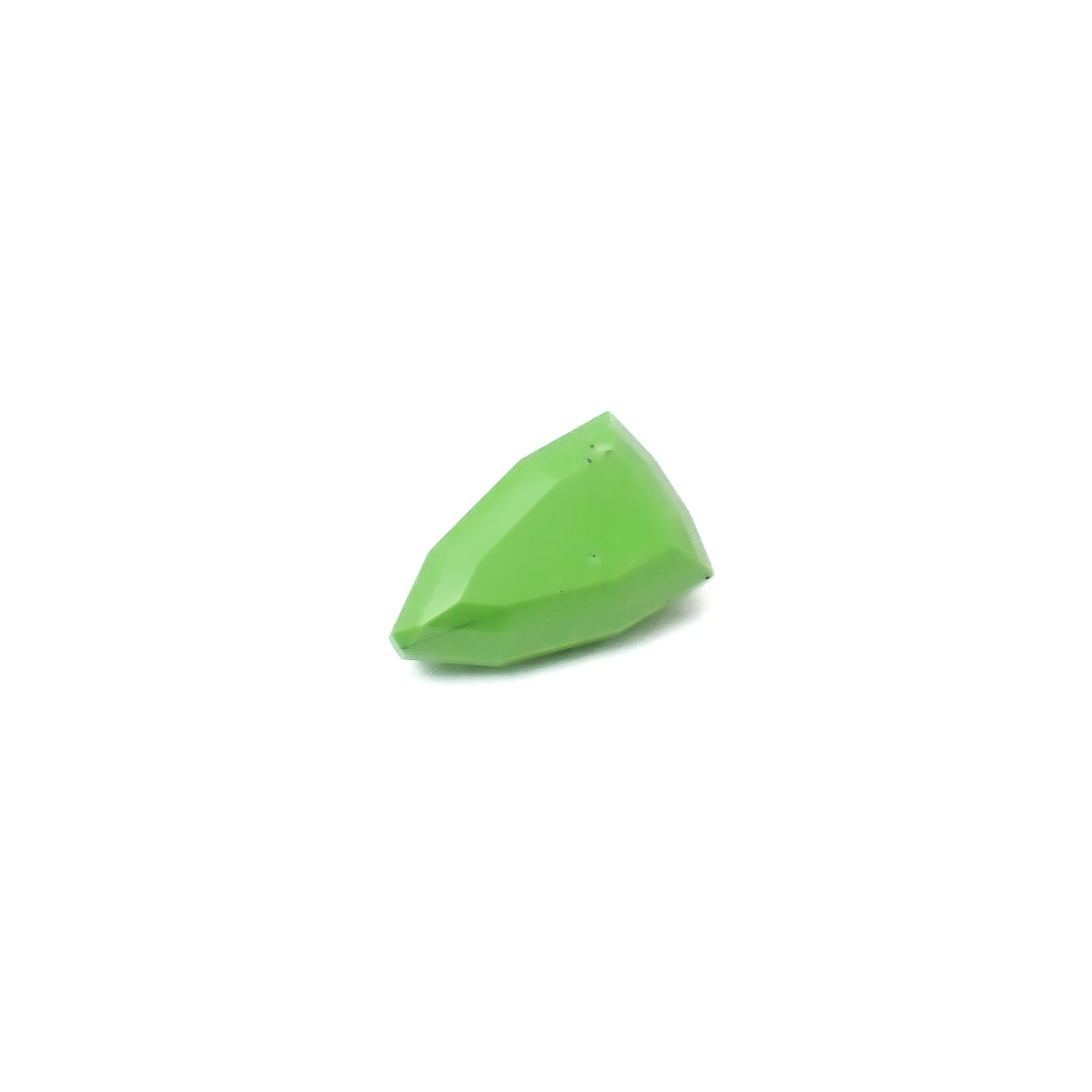 ◇カスタムカット◇ガスペイト(宝石名ガスペアイト)オーストラリア産 ソ付(日独) 2.941ct / 10.93x6.59mm前後 [260532228]