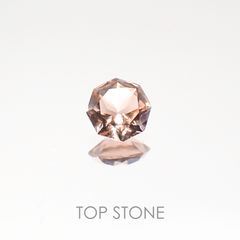 ◇オクタゴンカット◇ブラウントルマリンSA(宝石名ブラウン・トルマリン) ブラジル/アフリカ産 0.23ct 識別済[20117157]4.3×4.3mm前後