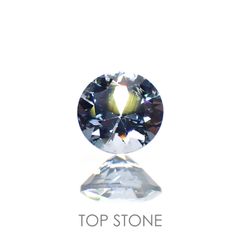 グレイッシュブルースピネル(宝石名スピネル) ビルマ産 0.29ct 識別済[211013477]4.1×4.1mm前後
