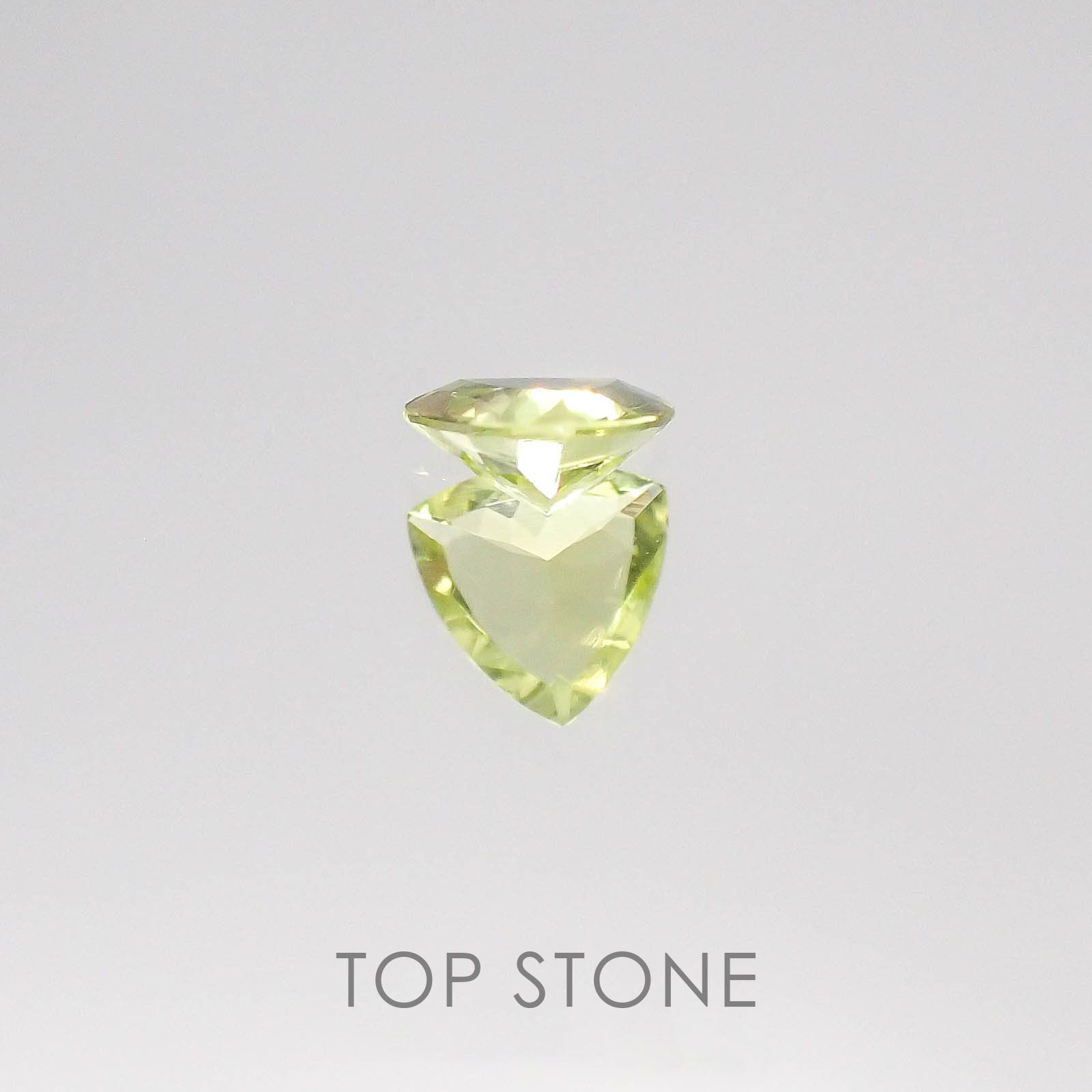 パロットクリソベリル インド産 ルース 0.39ct[20084680]5.1×5.1mm前後