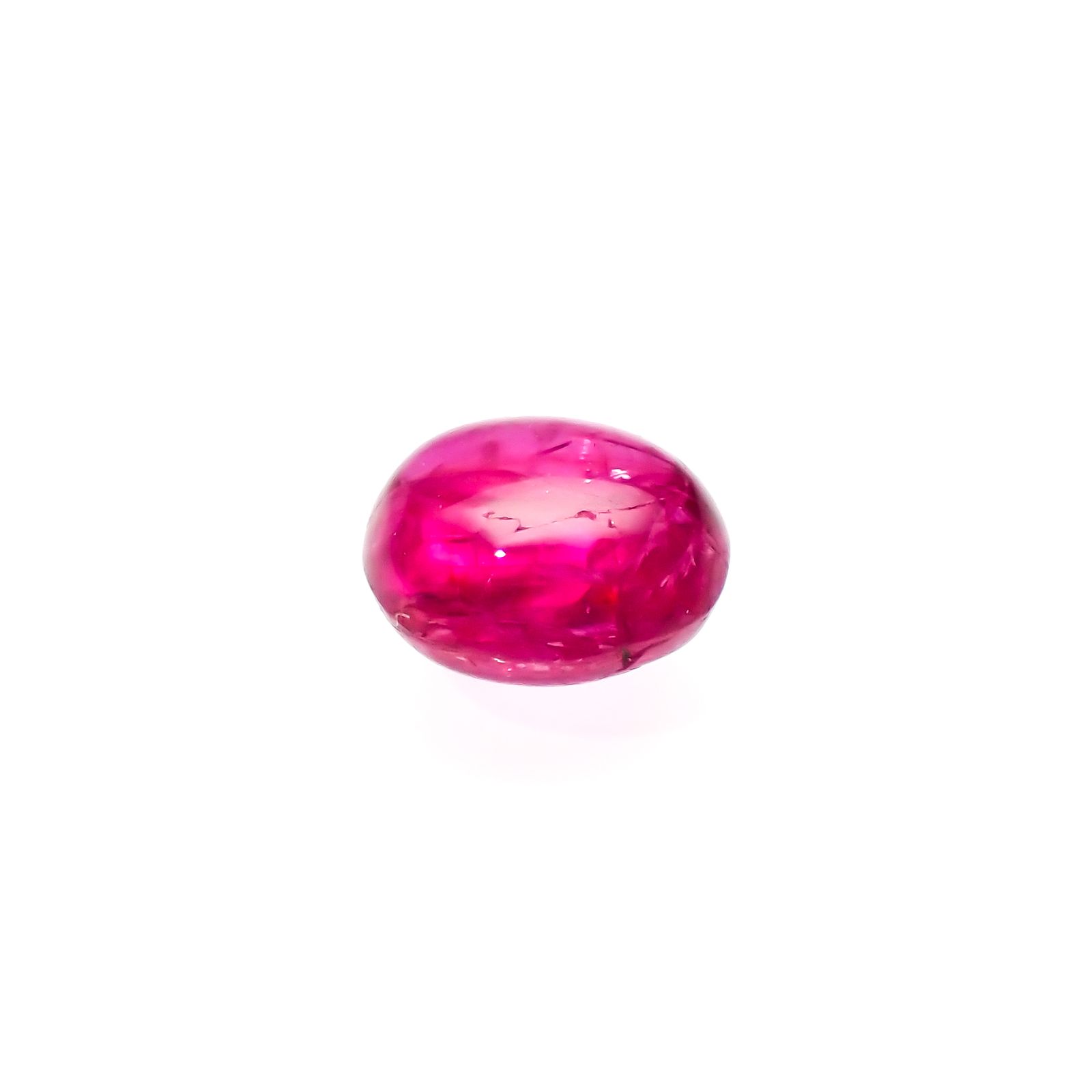 ルビー 非加熱 ビルマ産 0.52ct[230622360]4.4x4.2mm前後