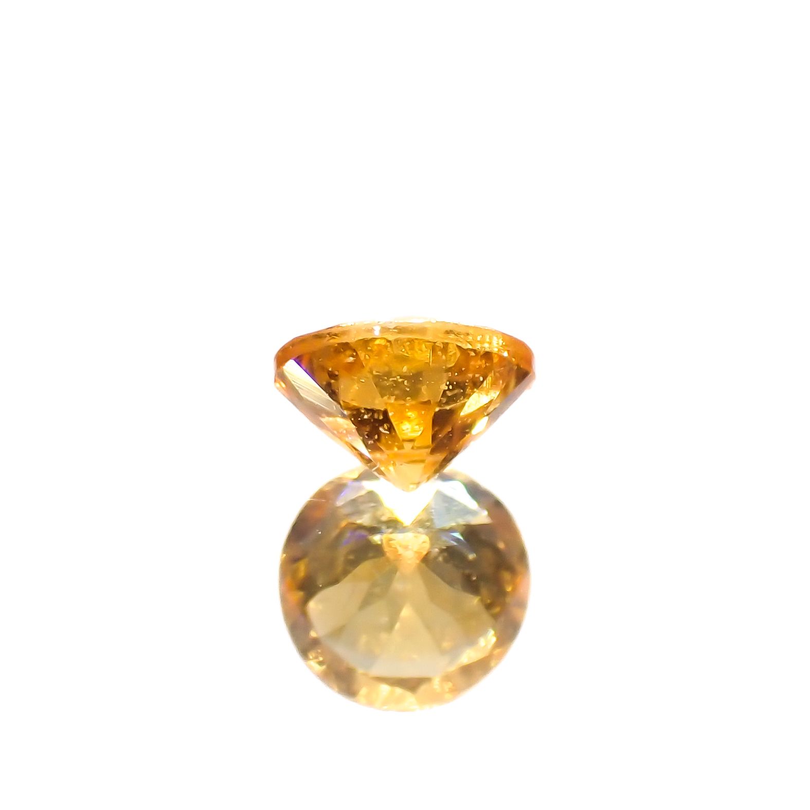 スペサルティンガーネット ナイジェリア産 0.29ct[230923375]3.9x3.8mm前後
