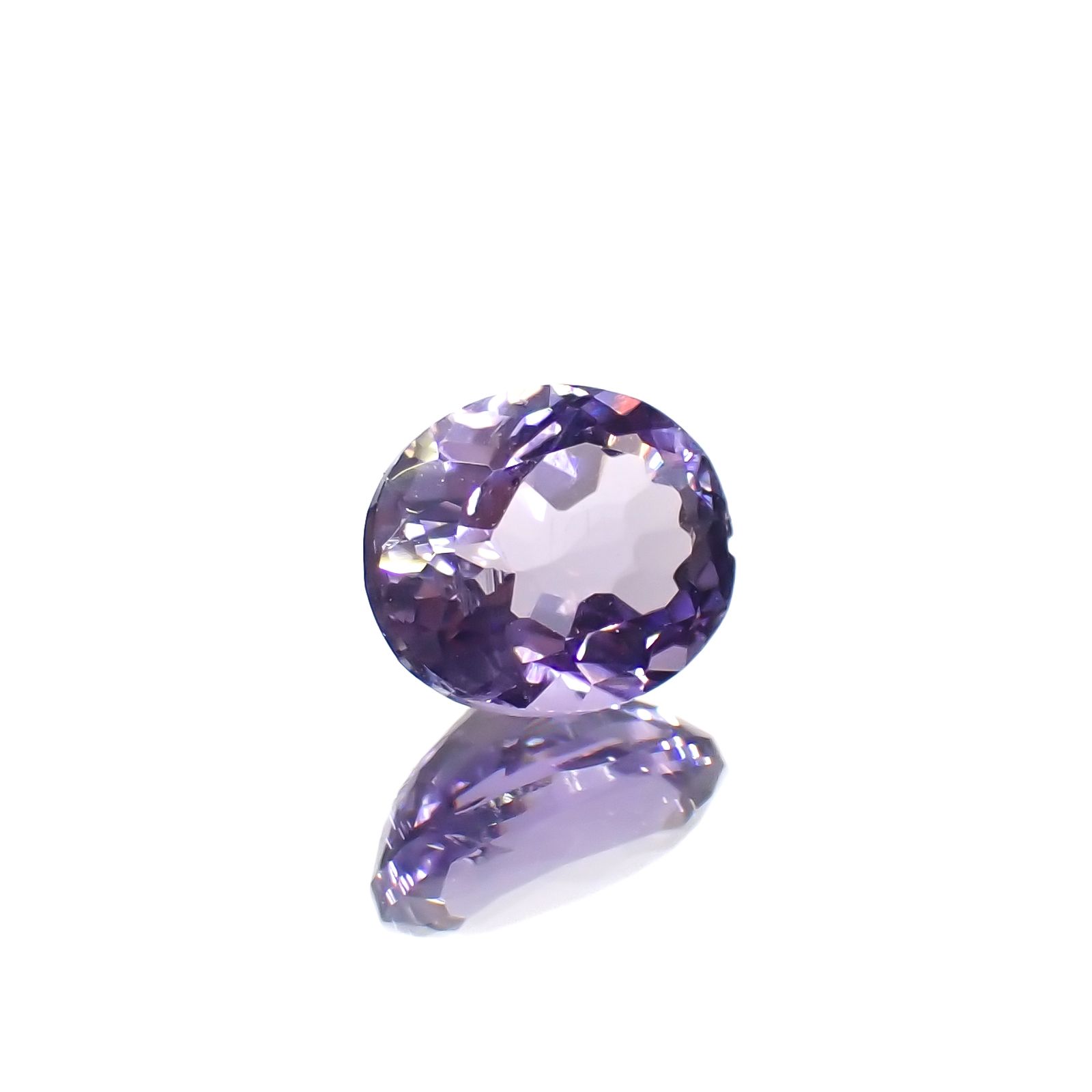 マリアライト(宝石名スキャポライト)スリランカ産 0.53ct 識別済[230421681]5.9x4.9mm前後