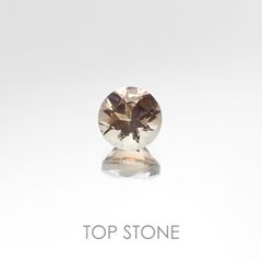 バイカラーオレゴンサンストーン アメリカ産 ルース 0.52ct[20106505]5×5mm前後