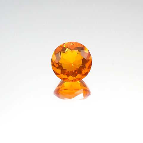 ファイヤーオパール(宝石名ファイヤー・オパール)メキシコ産 1.28ct 識別済[231124109]7.5x7.5mm前後
