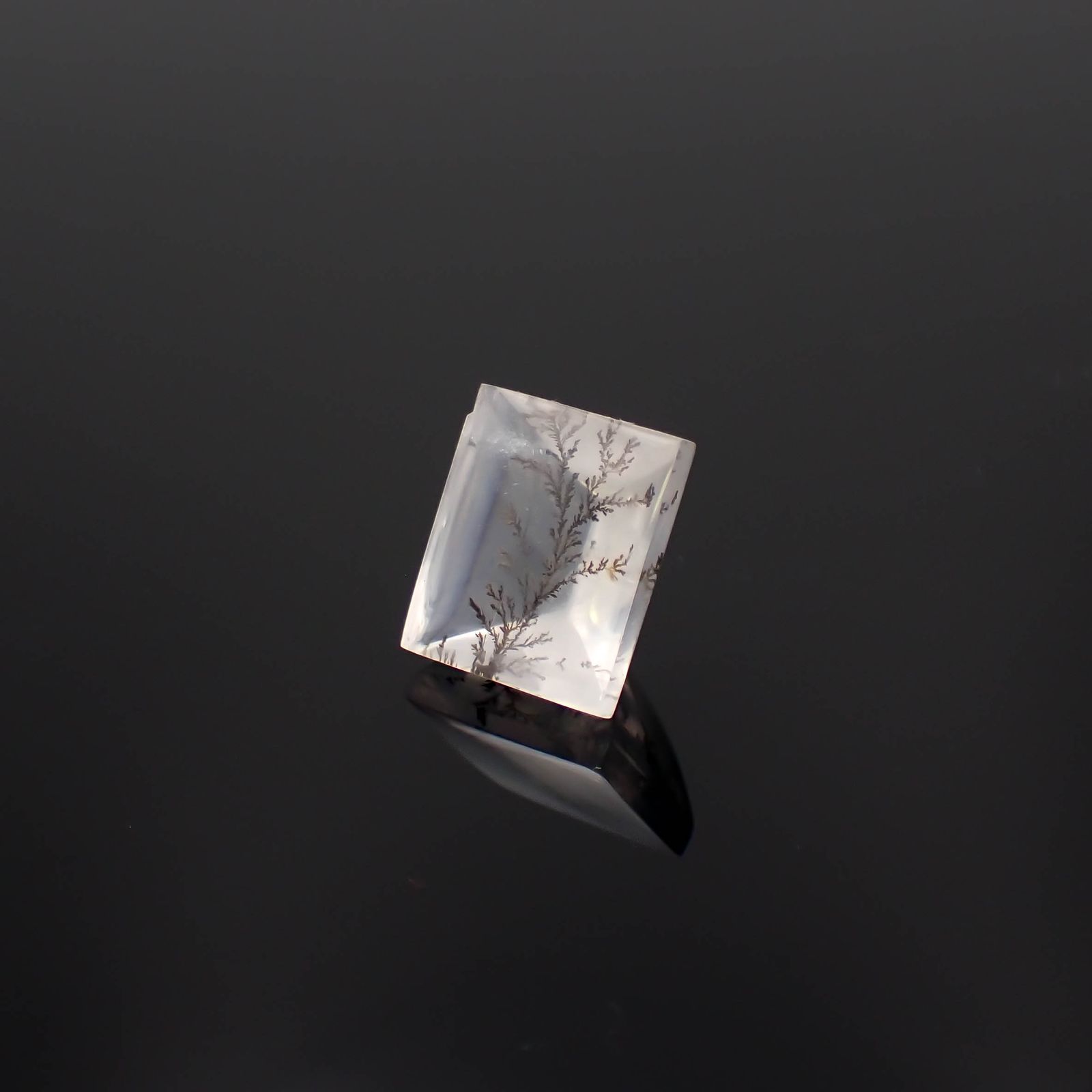 デンドリチッククォーツ ブラジル産 10.55ct[230823239]13.8x11.8mm前後