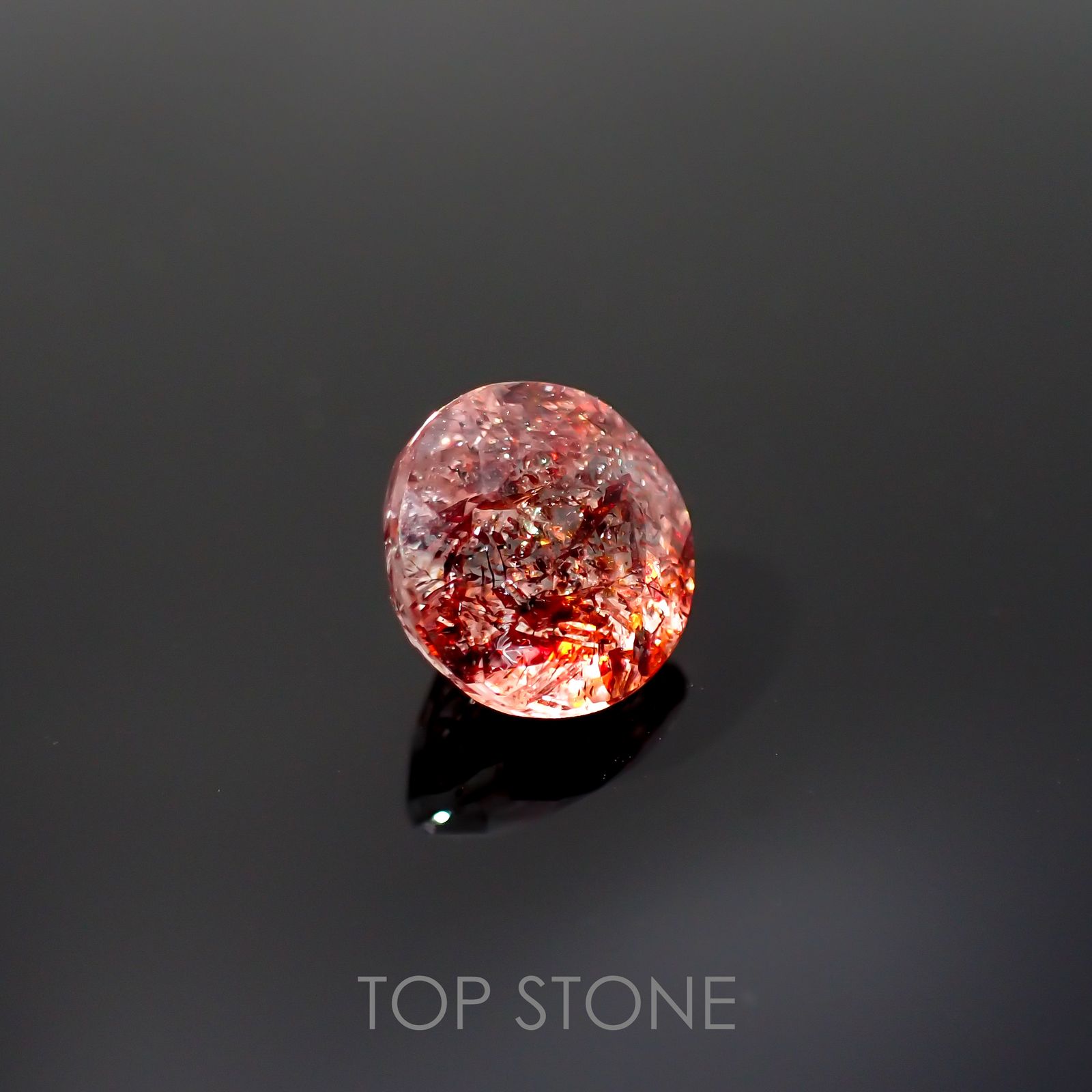 ファイヤークォーツ ナイジェリア産 1.63ct[220114745]7.5x7.5mm前後