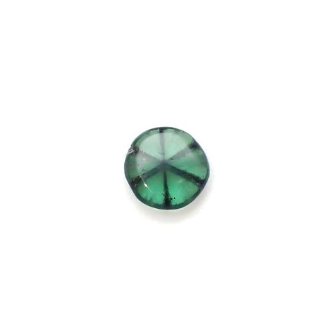 トラピッチェエメラルド コロンビア産 0.39ct[240326504]5.2x5.1mm前後