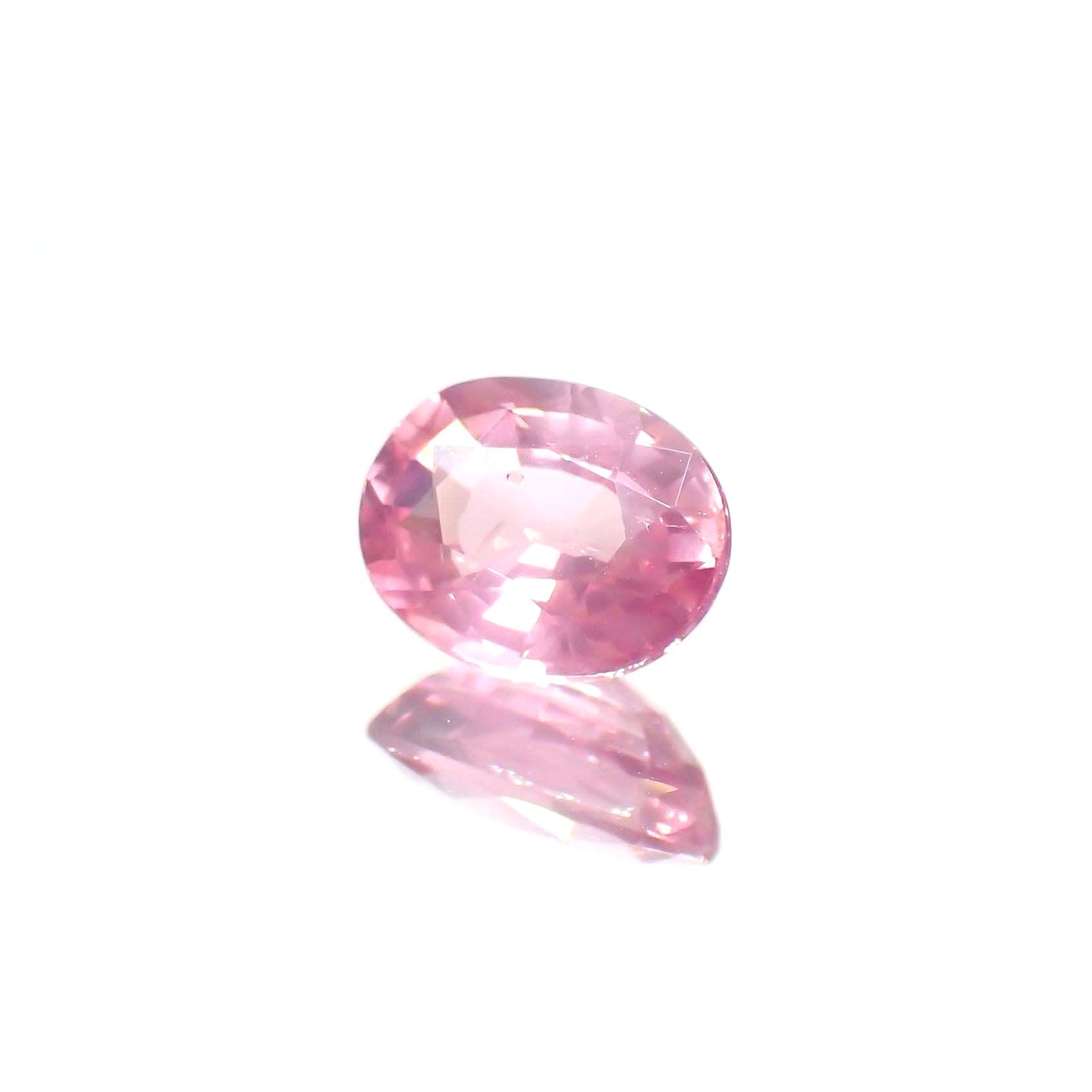 ピンクスピネル(宝石名ピンク・スピネル)タンザニア産 ソ付(彩珠) 1.306ct / 7.7x5.9mm前後 [260222577]