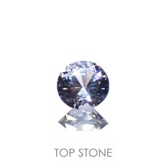 グレイッシュブルースピネル(宝石名スピネル)ビルマ/マダガスカル産 0.29ct 識別済[230119904]4.3x4.1mm前後