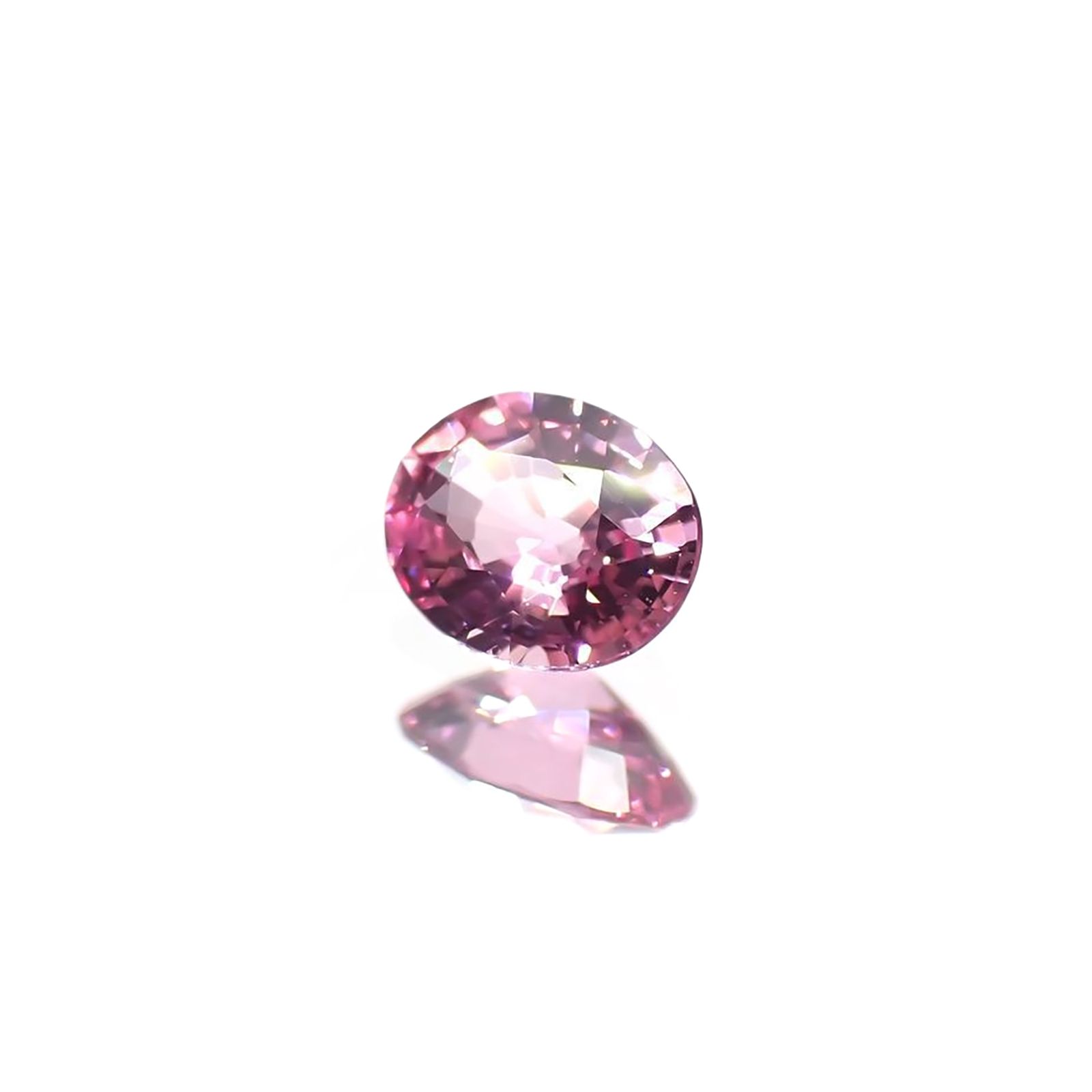 パパラチャサファイア(宝石名サファイア/別名パパラチャ・サファイア)スリランカ産 DGL鑑付 0.346ct / 4.91x3.97mm前後 [230421632]