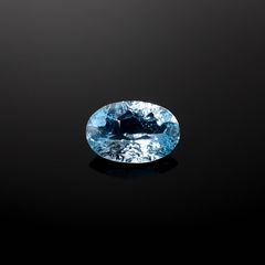 ◇カスタムカット◇ブルートパーズ ブラジル産 3.66ct [241029251]12x8mm前後
