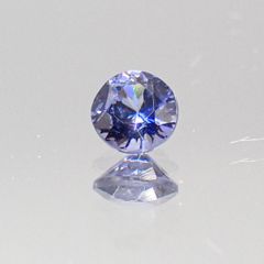 ベニトアイト(宝石名ベニトアイト) アメリカ・カリフォルニア州サンベニト産 0.147ct ソ付(彩珠)[20062965]3.2×3.2mm前後