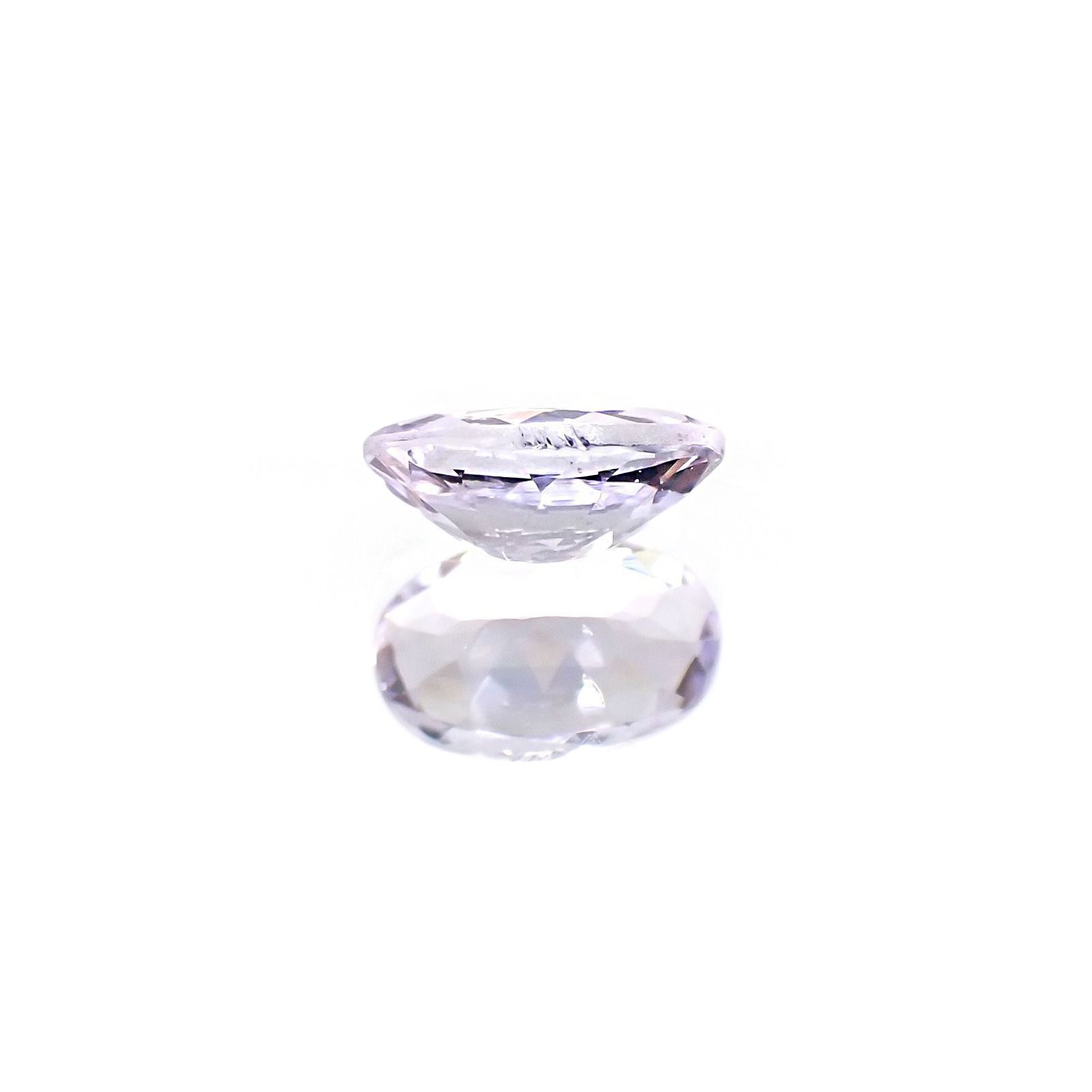 ラベンダーゾイサイト(宝石名ゾイサイト)タンザニア産 識別済 0.39ct / 6x3.8mm前後 [231124103]