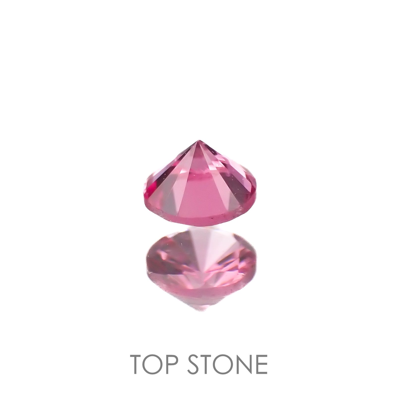 ホットピンクスピネル(宝石名ピンク・スピネル)タンザニア産 0.11ct 識別済[220616598]2.9x2.9mm前後