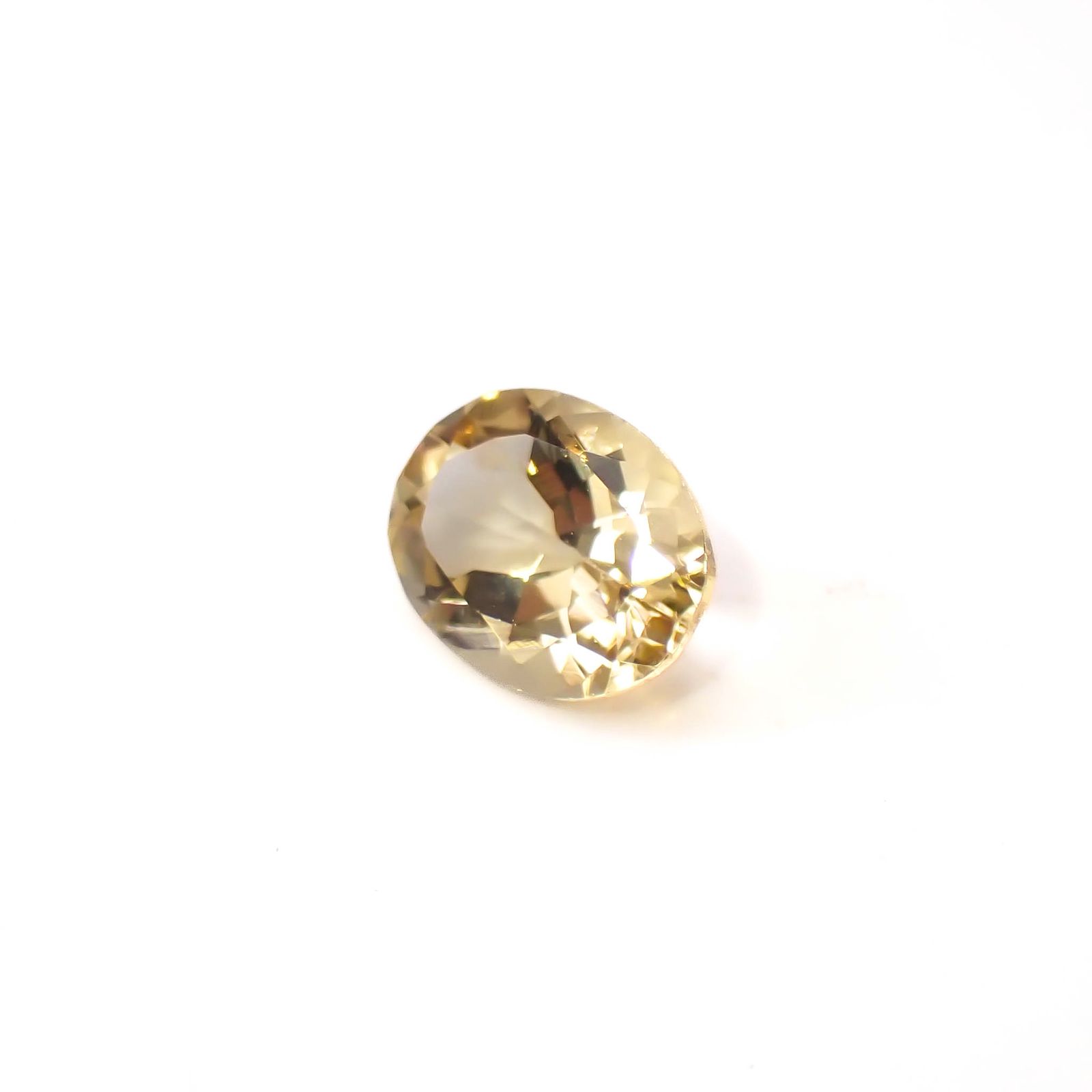 イエローベリル(宝石名イエロー・ベリル)ブラジル産 1.16ct 識別済[250329989]8x6.1mm前後