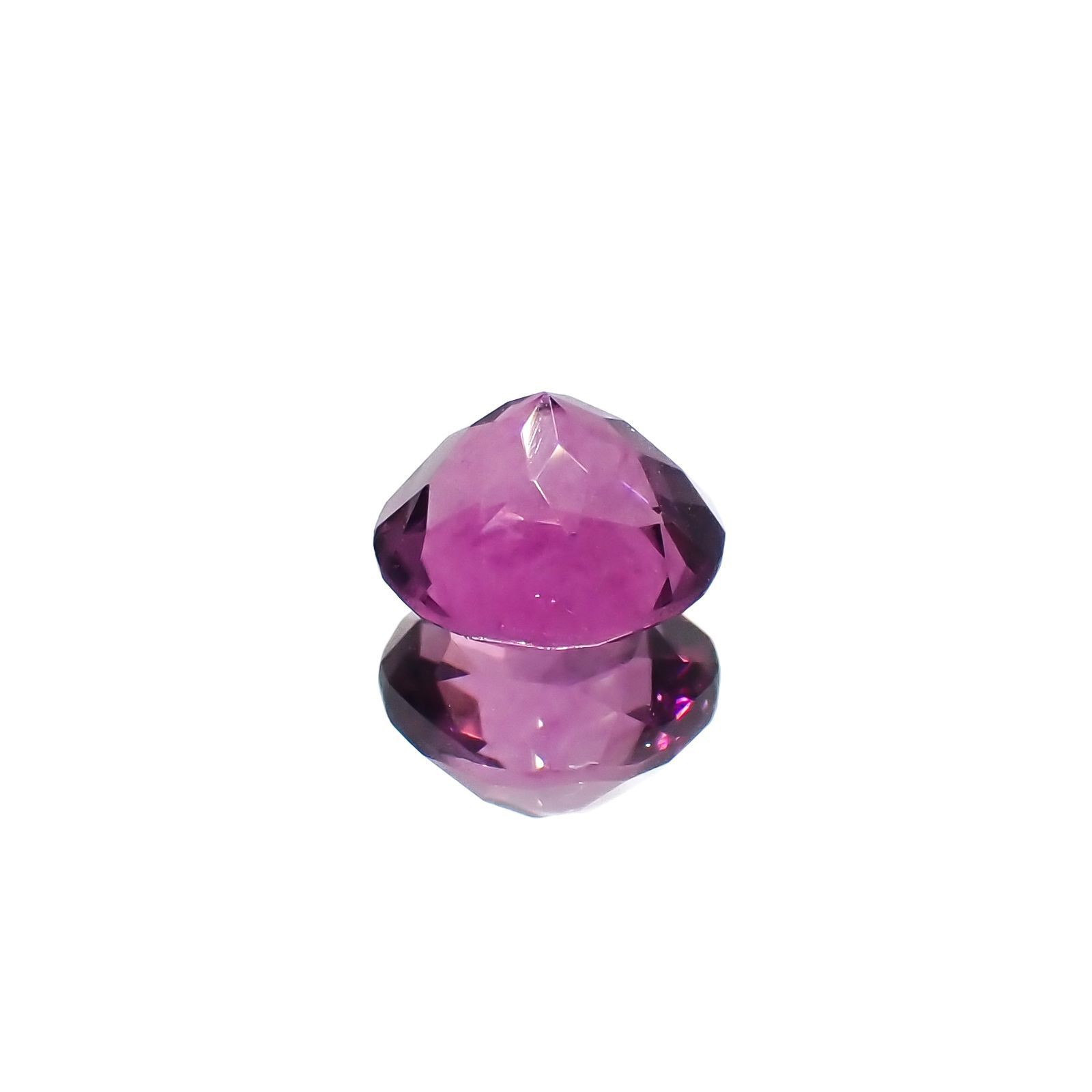 ピンクパープルフローライト 中国産 1.49ct[221018447]7.1x7.1mm前後
