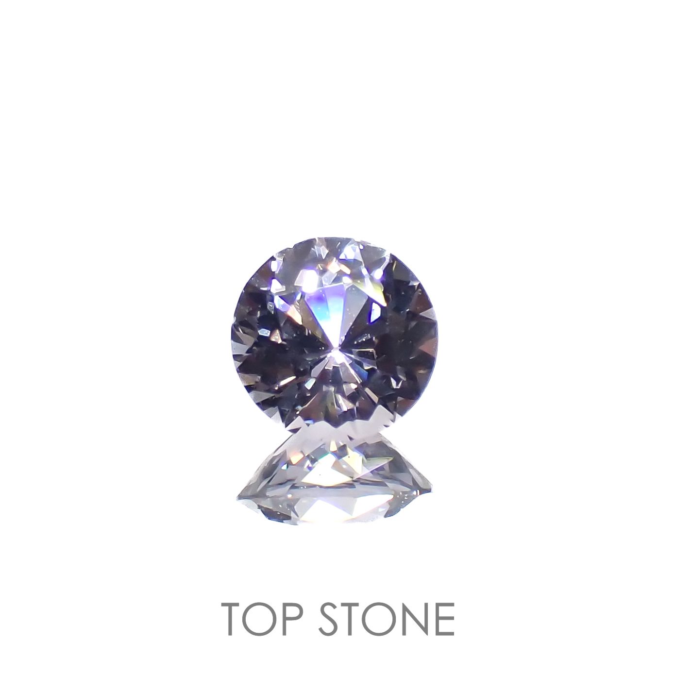 グレイッシュブルースピネル(宝石名スピネル)ビルマ/マダガスカル産 0.35ct 識別済[220716965]4.4x4.4mm前後