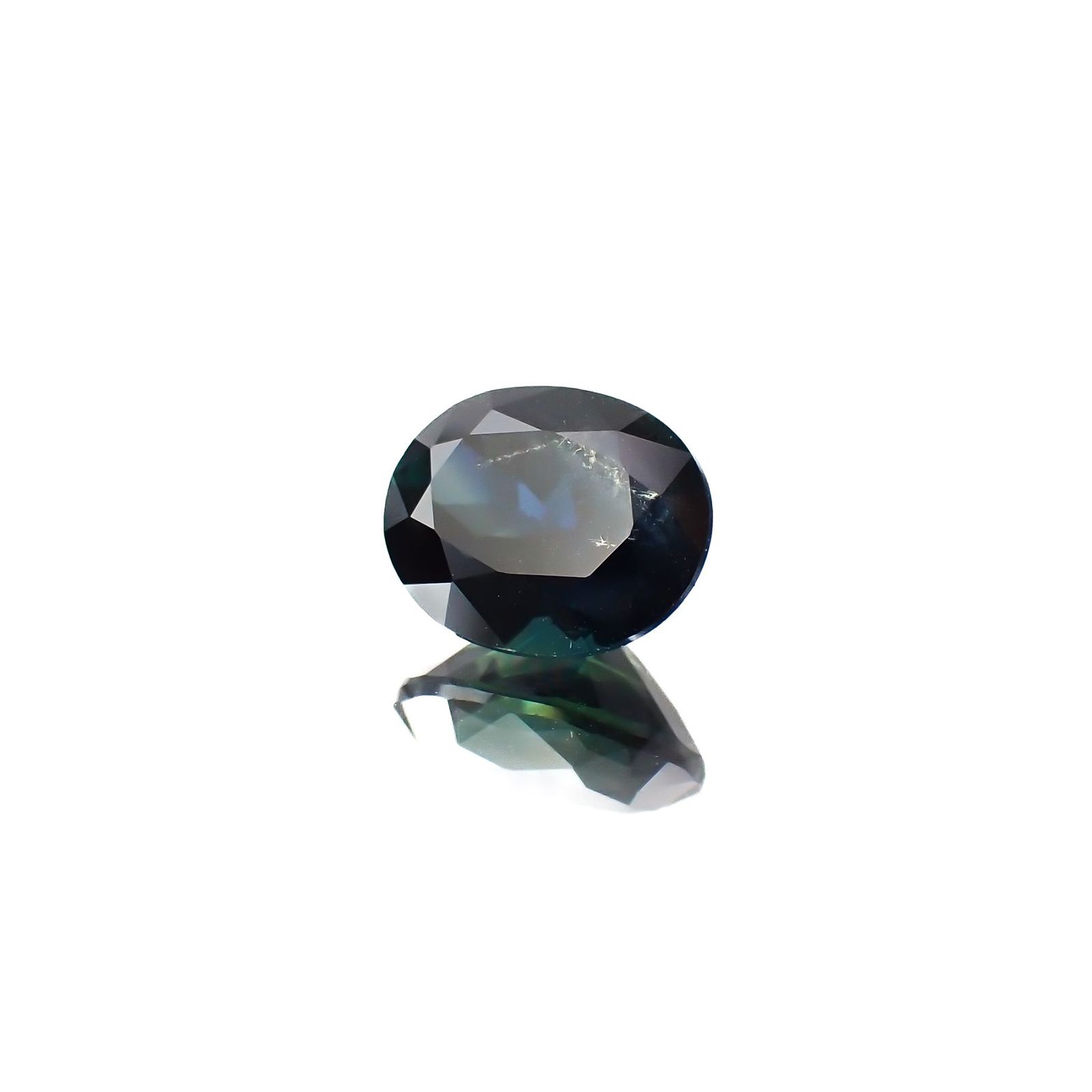 ゴールドシーンサファイア(宝石名シーン・サファイア)ケニア産 識別済 1.32ct / 7.1x5.7mm前後 [221018891]
