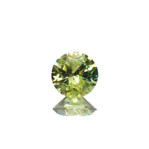 デマントイドガーネット(宝石名デマントイド・ガーネット)ロシア産 0.23ct 識別済[230622496]3.8x3.8mm前後