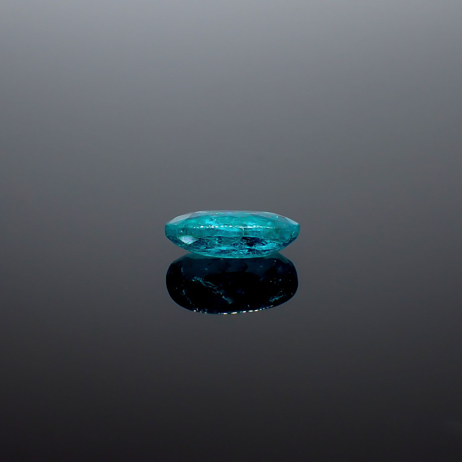 パライバトルマリン(宝石名トルマリン/別名パライバ・トルマリン)エチオピア産 GIA鑑付 1.25ct / 8.66x6.01mm前後 [260933199]