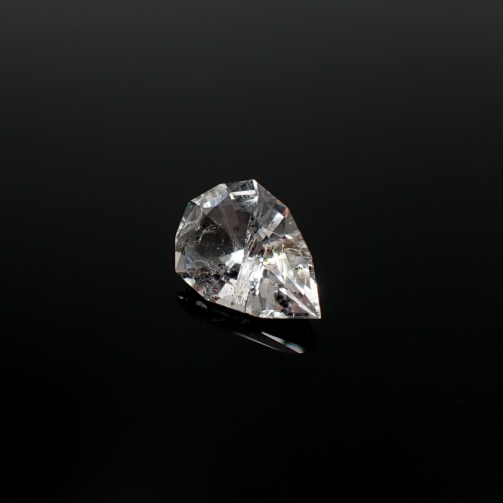 ◇カスタムカット◇ティンカーベルクォーツ ブラジル産 1.55ct[240628166]10.7x6.9mm前後
