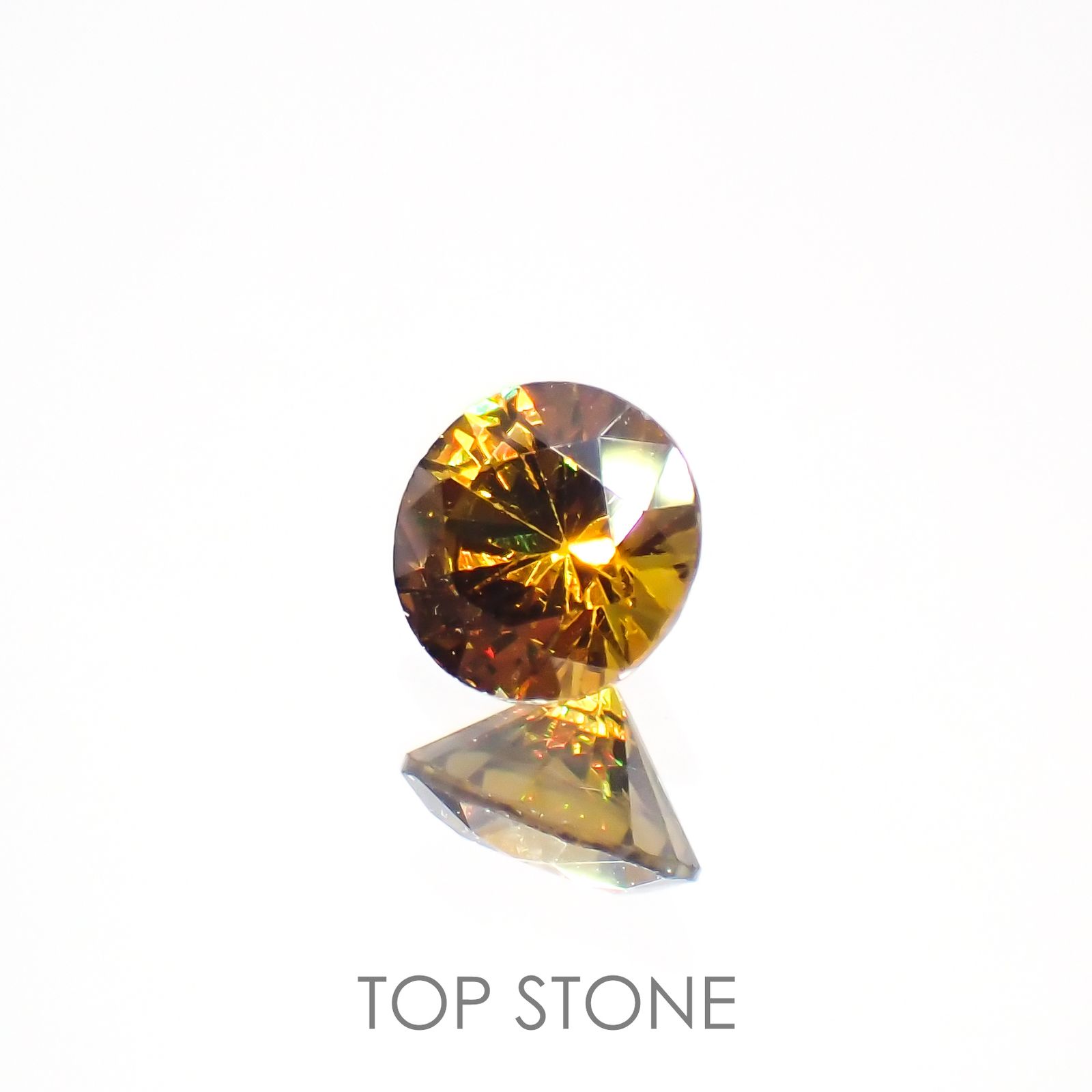 アンドラダイトガーネット(宝石名アンドラダイト・ガーネット)ナミビア産 0.38ct 識別済[220115274]4.4x4.4mm前後
