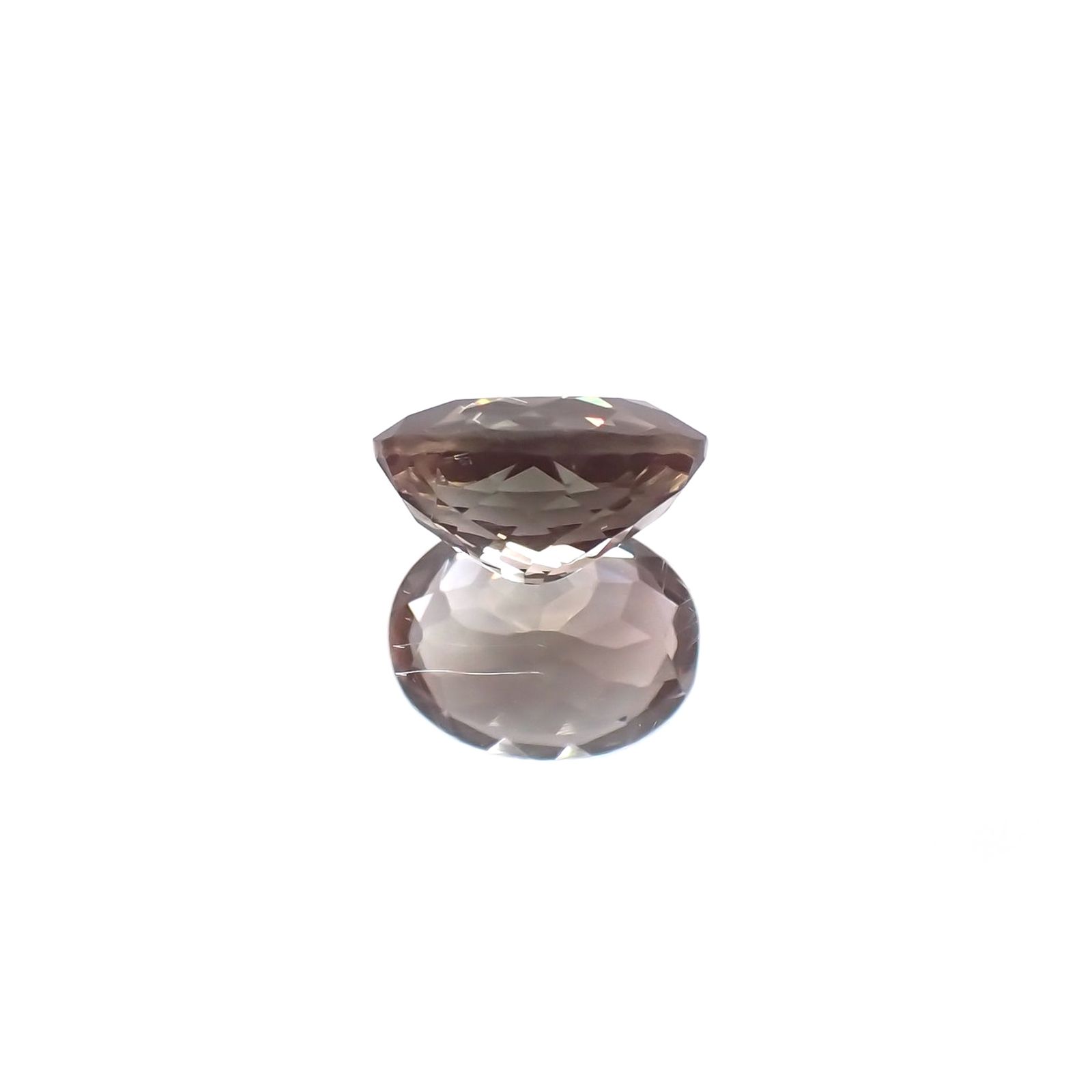 バイカラーオレゴンサンストーン(宝石名バイカラー・ラブラドライト) アメリカ・オレゴン州産 1.179ct ソ付(彩珠)[250711950]7.7×6.1mm前後